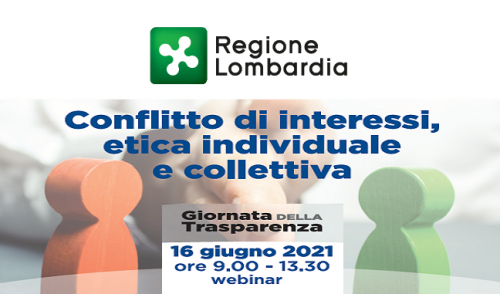 Immagine per il contenuto "Giornata della Trasparenza 2021 "Conflitto di interessi, etica individuale e collettiva”"