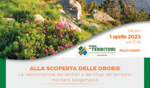 Immagine per il contenuto "Sabato 1 aprile, alla Fiera dei Territori, la presentazione della guida "Sentieri bergamaschi""