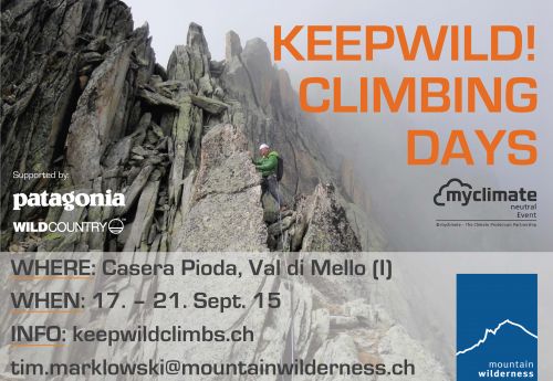 Immagine per il contenuto "Keepwild! Climbing days 2015"