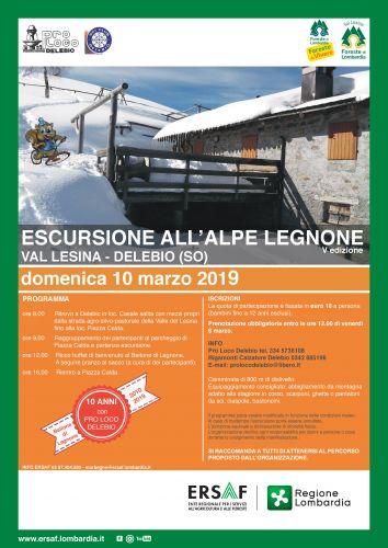 Immagine per il contenuto "Con le ciaspole al Legnone"