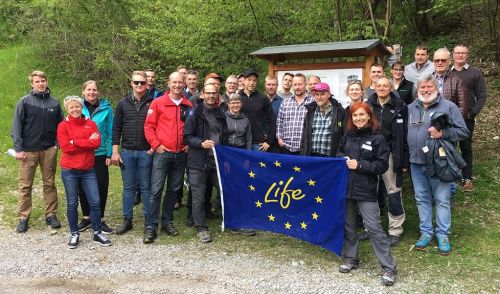 Immagine per il contenuto "Visita alla Foresta Regionale del Resegone di 25 tecnici del settore forestale dalla Svezia"